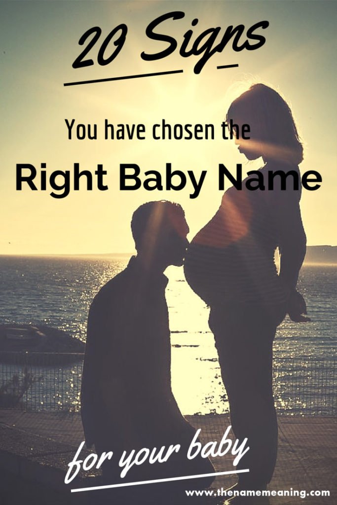 20 Signs You Have Chosen The Right Baby Name