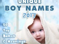 50 Most Unique Boy Names of 2017